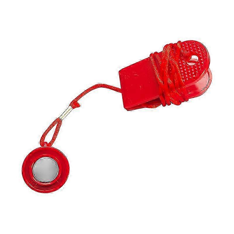 Treadmill safety key, treadmill universal safety key treadmill key magnet treadmill key, red Edition 0619