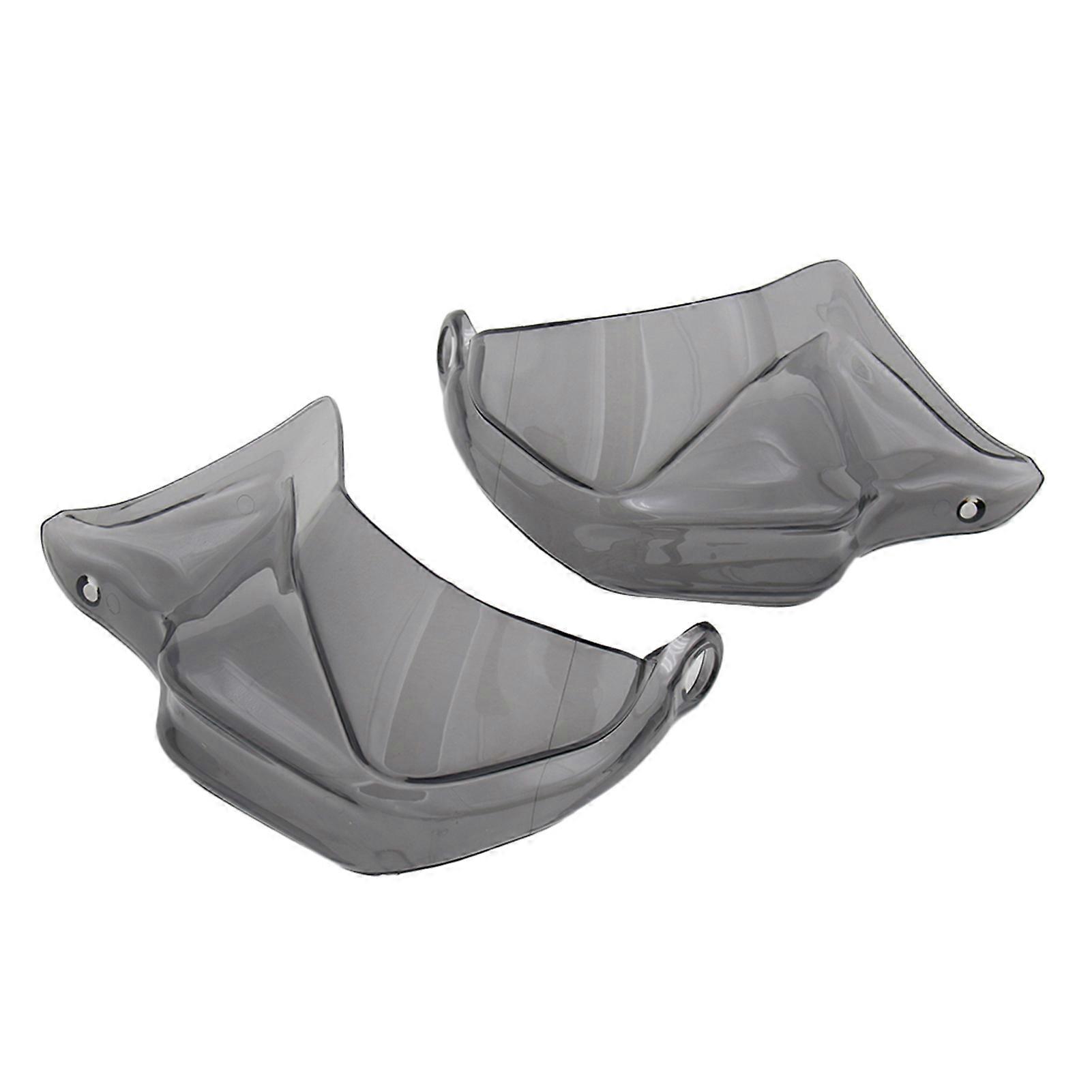 Motorcycle Handguard Shields Replacement Compatible with R1200GS ADV F800GS Durable Grey Plastic Protectors Right and Left Pair for Enhanced Riding Co