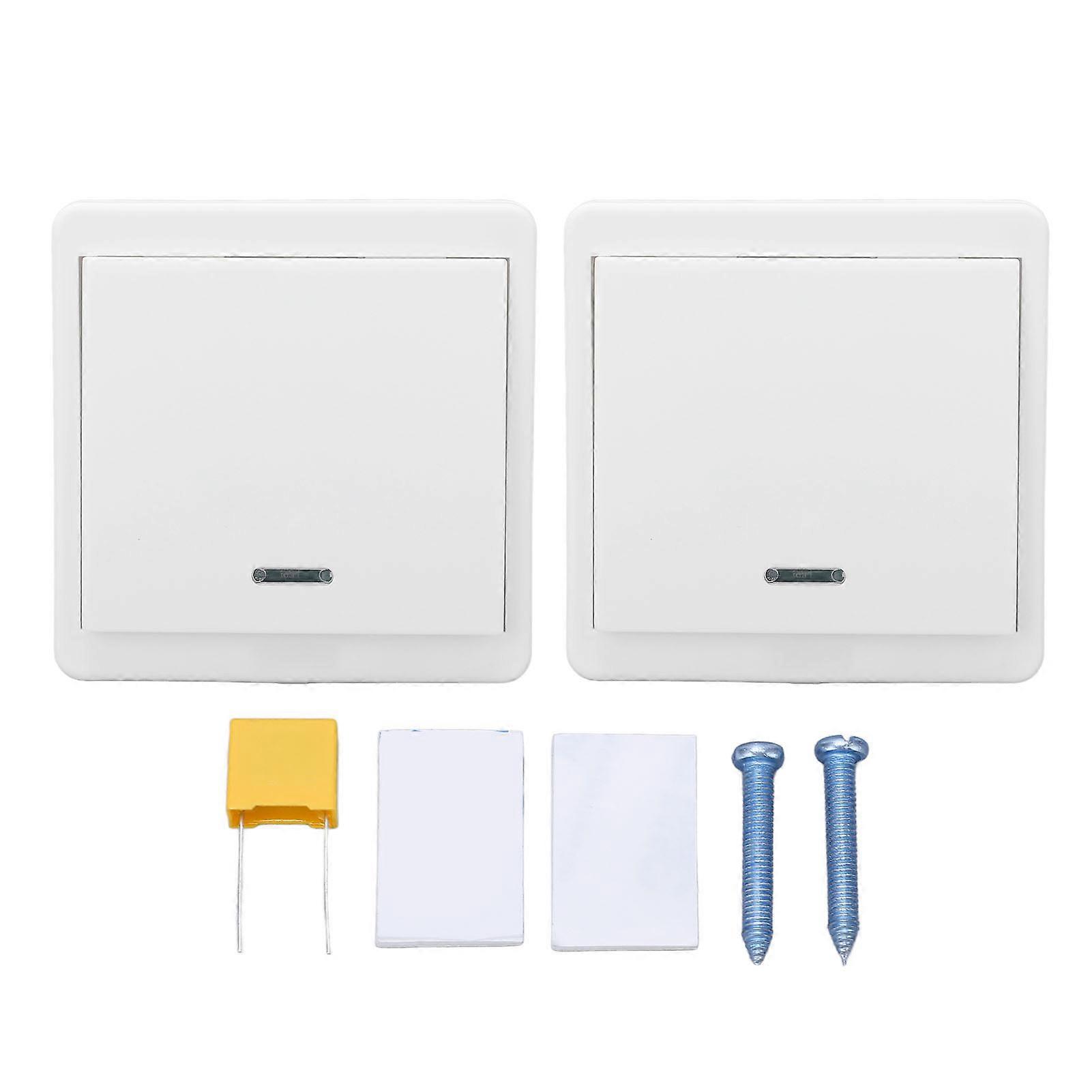 BERM Cable Free Remote Control Switch Wireless Intelligent Controller 2 Control Panel