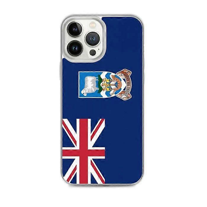 Phone Case - PIXELFORMA - iPhone 13 Pro Max - Falkland Islands Flag - Soft - Transparent
