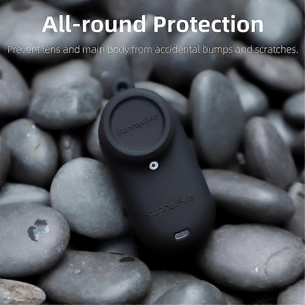 Protective Case for Shadowstone GO 3S Silicone Case Thumb Camera Lens Cap Protective Case with Lan
