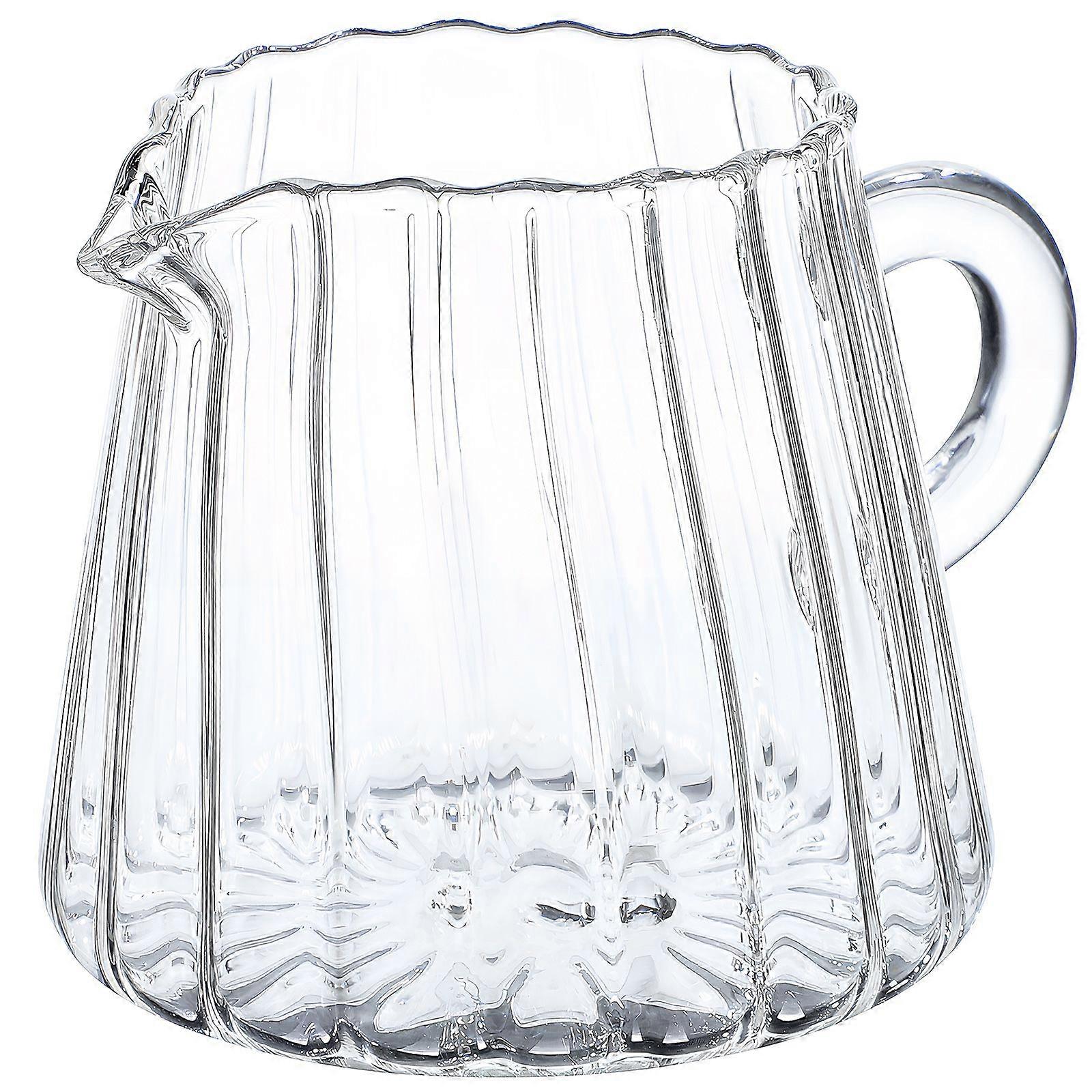 Cruche à crémier Pichet à lait en verre Pichet à lait en verre Pichet à lait en verre Tasse à lait Tasse à thé pour restaurant à domicile