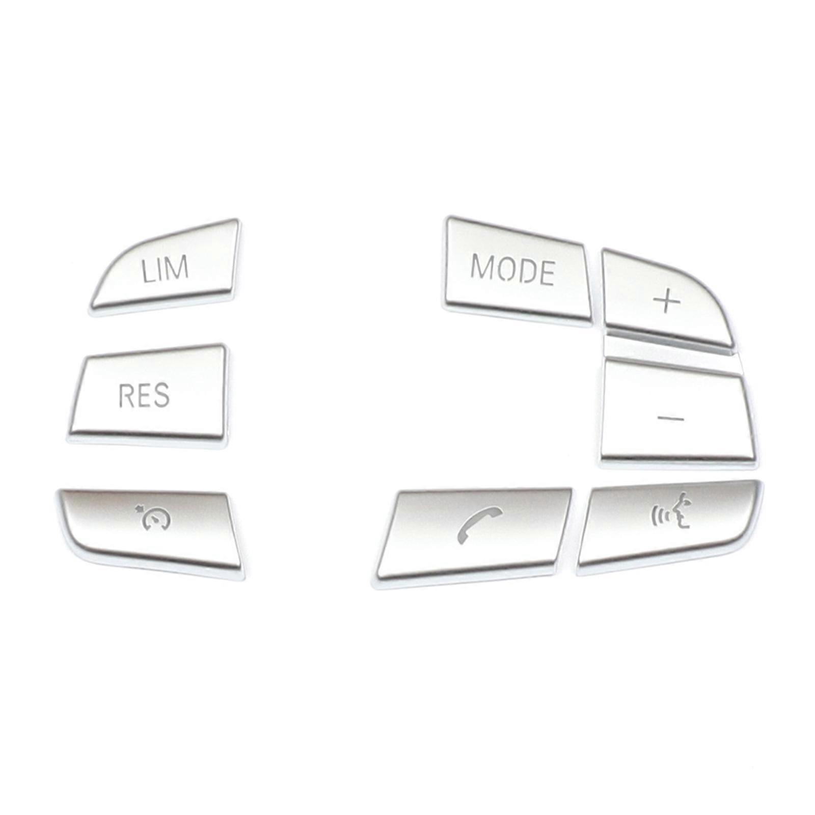 Interior Button Repair Kit Steering Wheel Button Decals Stickers for 5 6 7 F01 F02 F06 F07 F10 F12