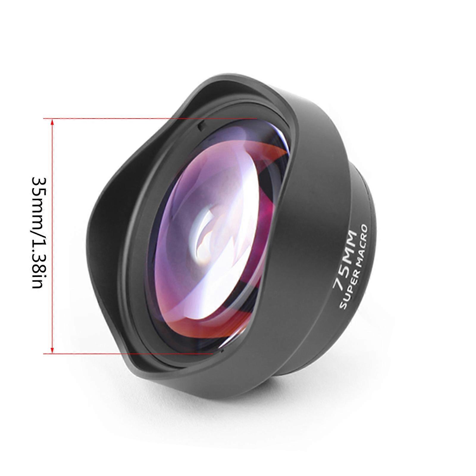 Professional Phone Camera Lens 75mm Macro Lens High Defination Clip-on Lens for Phone 12 11 Pro Max/S20 Plus