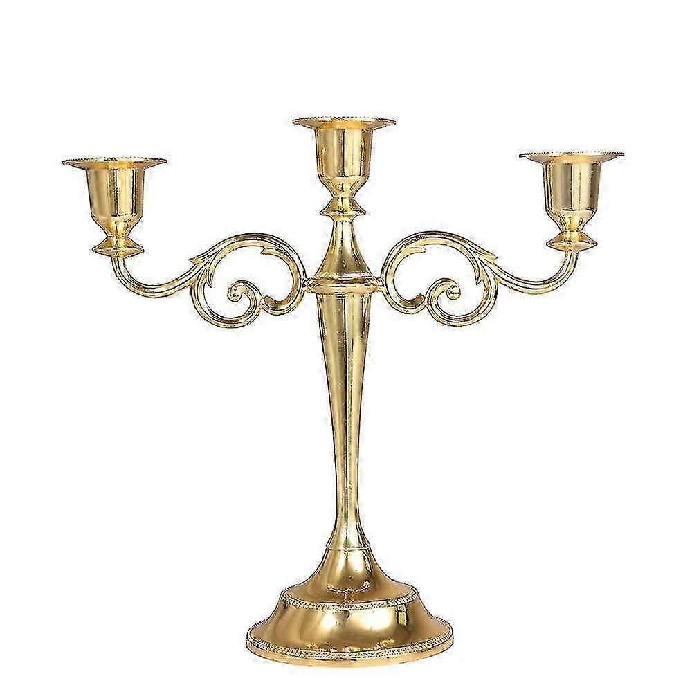 Ancient Wax Candlestick, Three Head And Five Head Iron Candlestick, Dining Table Decoration And Ornaments