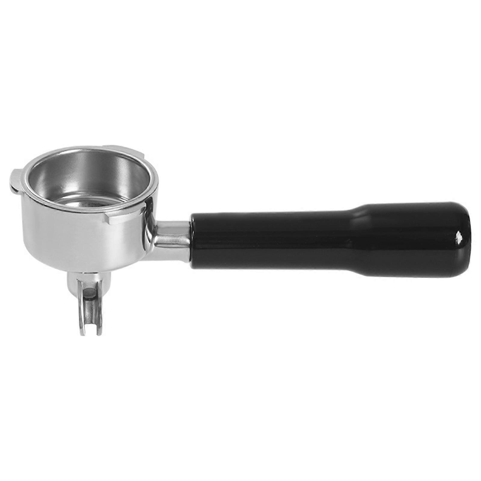 Stainless Steel Espresso Coffee Portafilter Filter Handle Coffee Machine Double Spout Bottomless Portable Coffee Filter