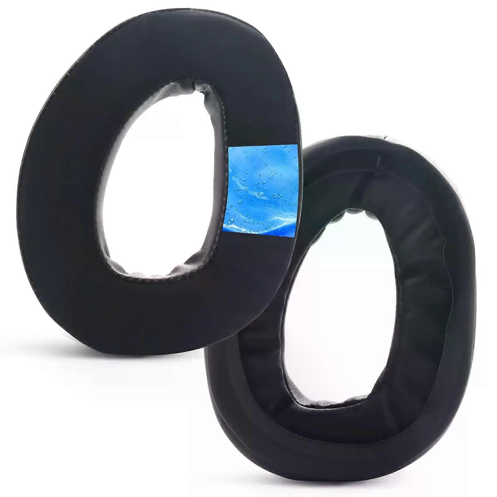 Cooling Gel Replacement Ear Pads Replacement Ear Cushions Compatible with Senn-heiser GSP300 GSP302 GSP303 GSP350 GSP370 Wireless Headsets