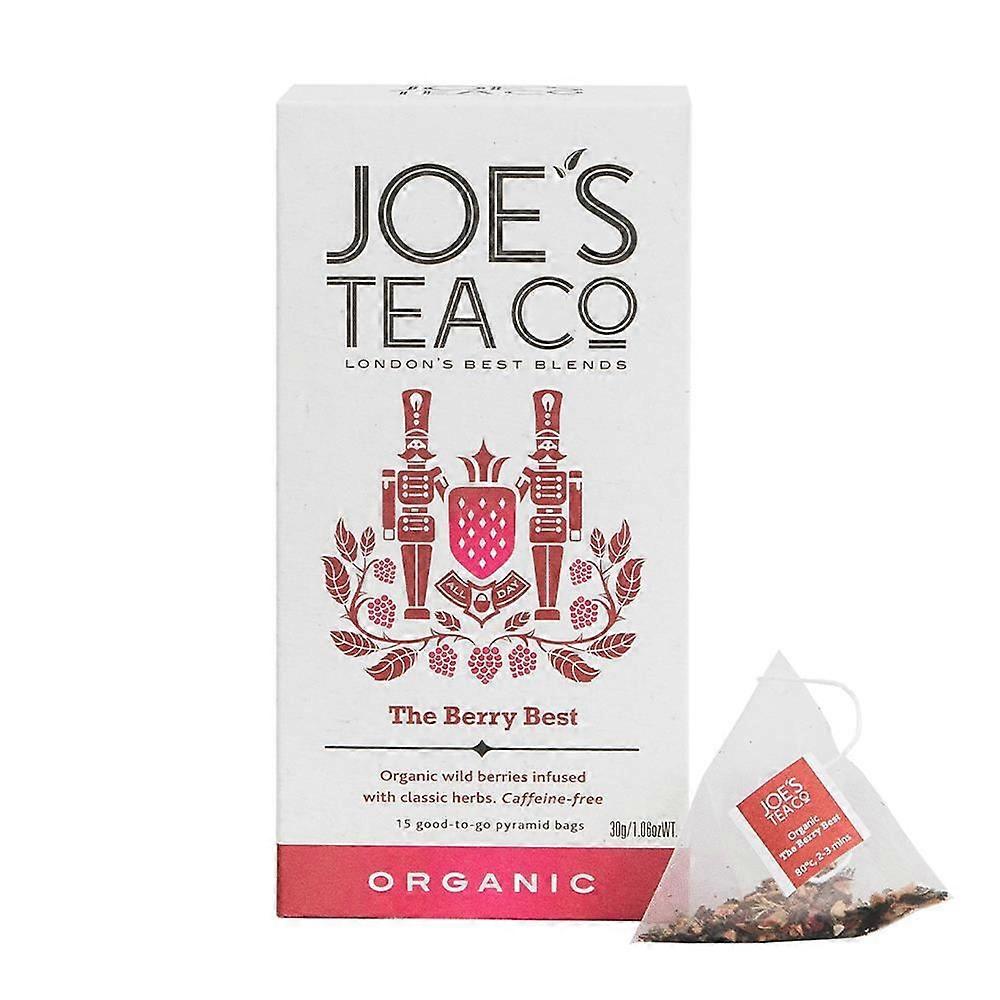 Joes Tea Company The Berry Best - 15 个可生物降解的金字塔袋