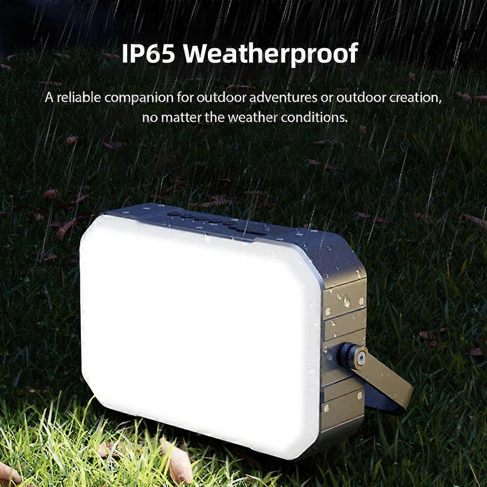 Portable RGB LED Video Light: APP Control, Long Battery, Weatherproof, 3000K-9500K
