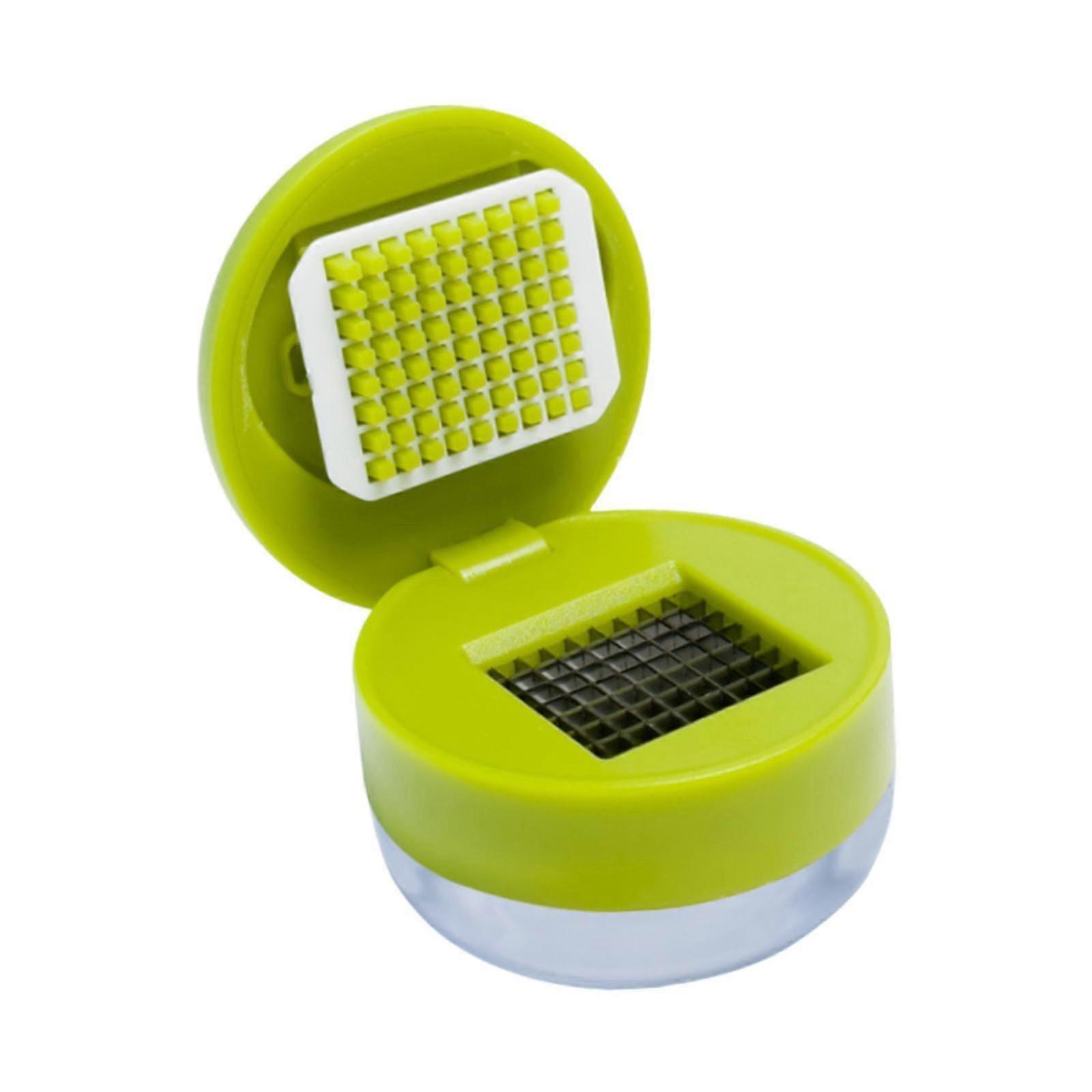 Portable Multi-Function Garlic Cube Cutter for Chopping Garlic, Ginger, and Onions