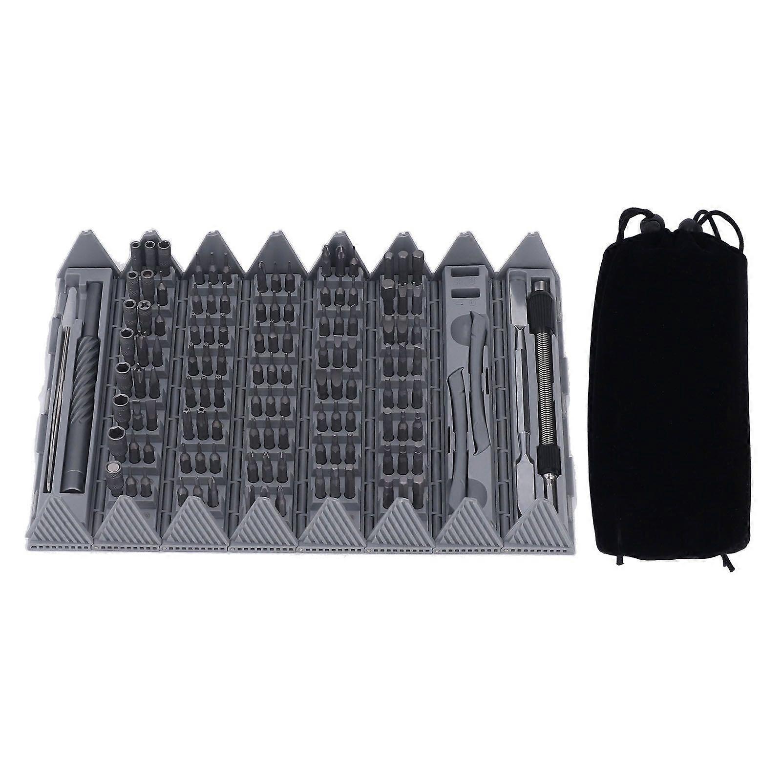 High quality  128-piece precision screwdriver set cross, flat, hexagonal, plum