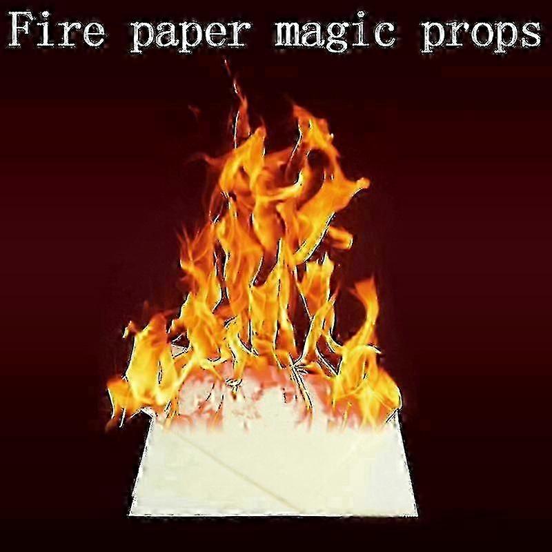30pcs 20*25cm Fire Paper Flash Flame Props for Magic Effects