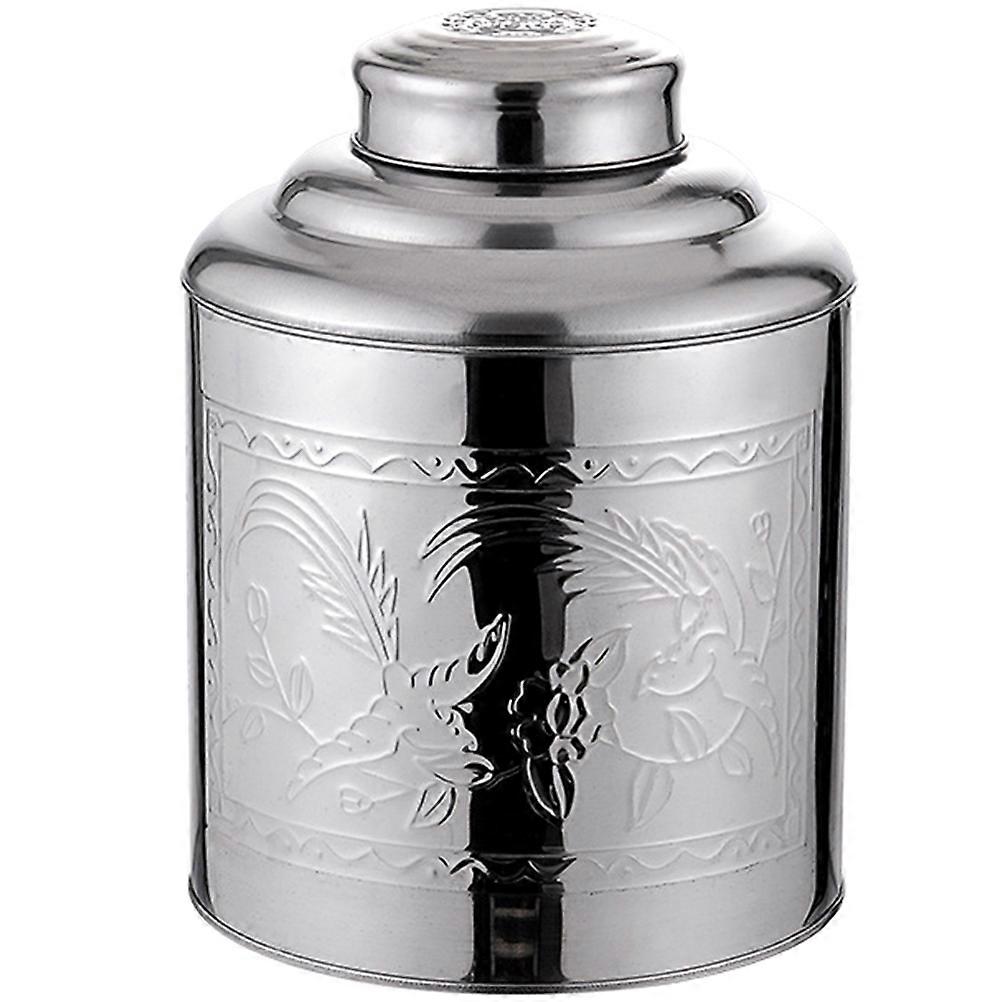 Stainless Steel Airtight Storage Canister Set for Tea, Snacks, and Kitchen Organization Portable and Multi Functional Design