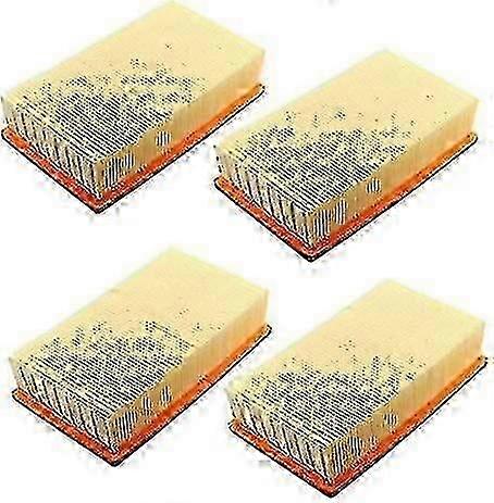 Replacement Air Filters Set of 4 for Hilti VC20U/VC40U & Krcher NT25/NT35/NT45, Flat Design
