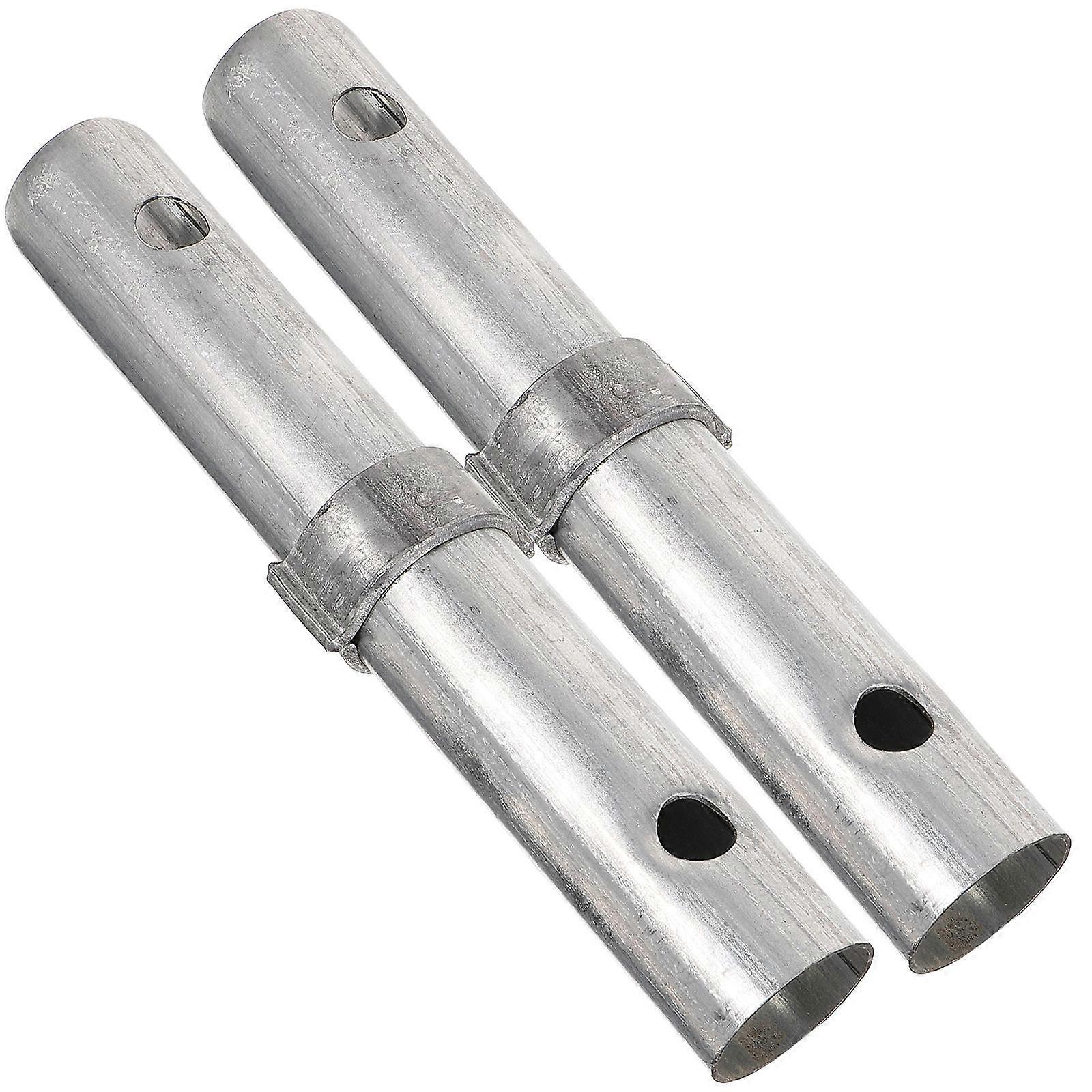 2pcs Scaffolding Coupling Pin with Collar, Heavy Duty Spring Retainer for Reliable Connections, Durable Accessory for Scaffolding and Construction