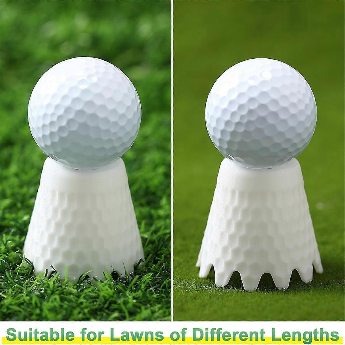 8 Pc Golf Tees Height From 1/4 Inch to 2 Inch Home Practice Training Golf Simulator Tees for Outdoo