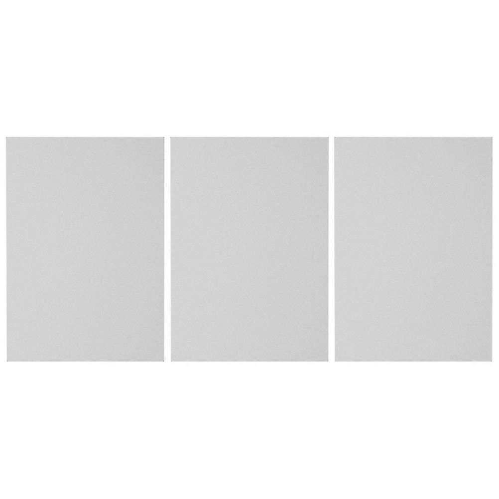 3Pcs Sublimation Metal Blanks Silver Slate Sheets