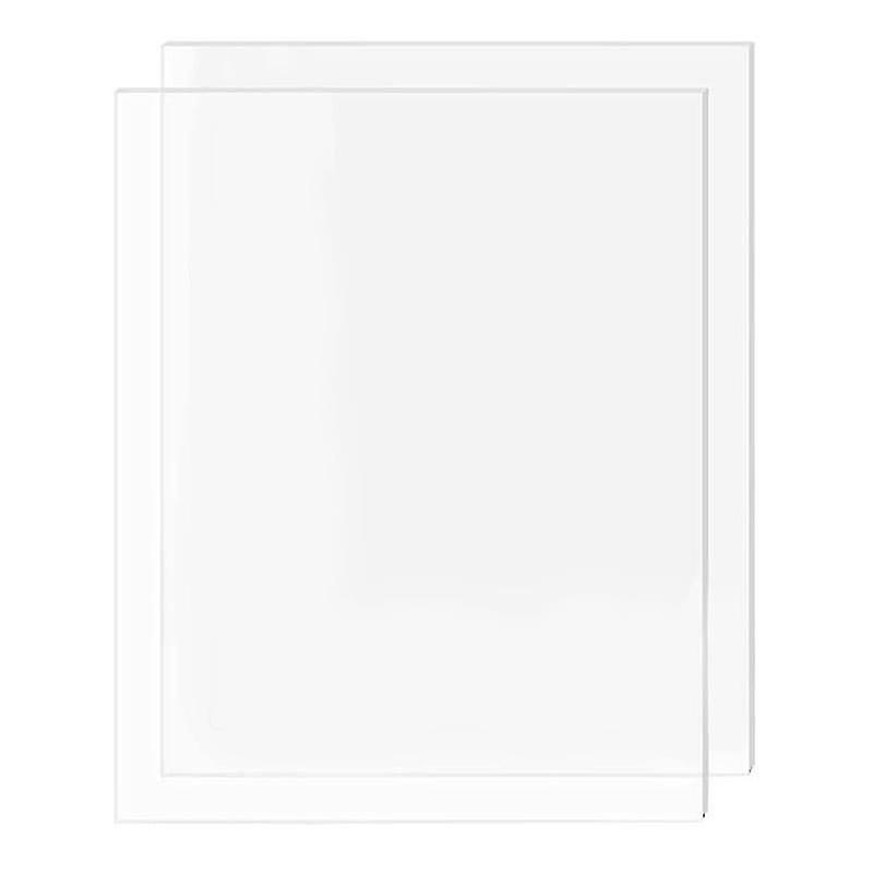 2 Pack Clear Acrylic Sheets 11.8 X 15.75 X 1/8 Inch (3mm), Thin