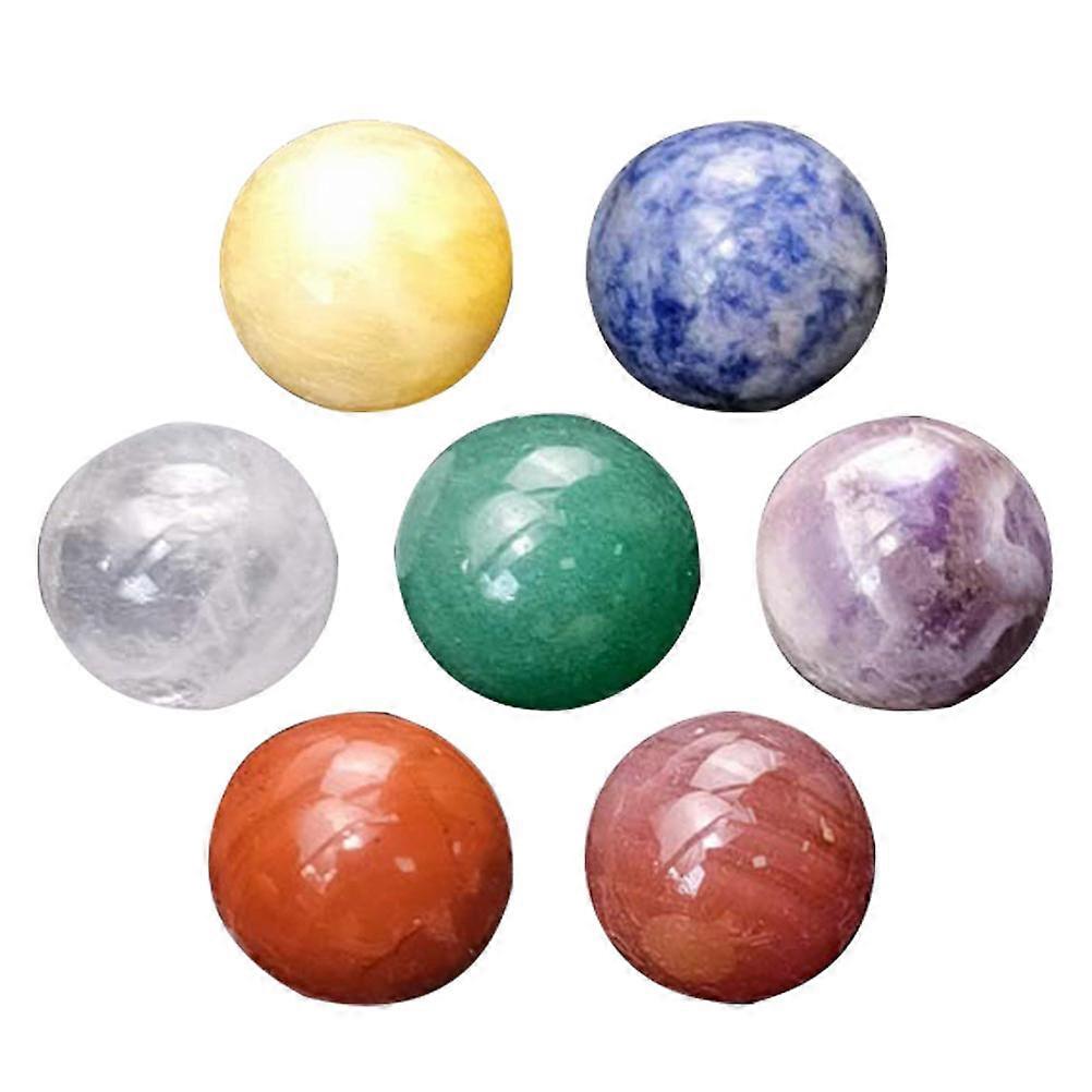 Crystal Stone Decor Round Cabochons Home Decoration Assorted Color 2.2X2.2X2.2CM present