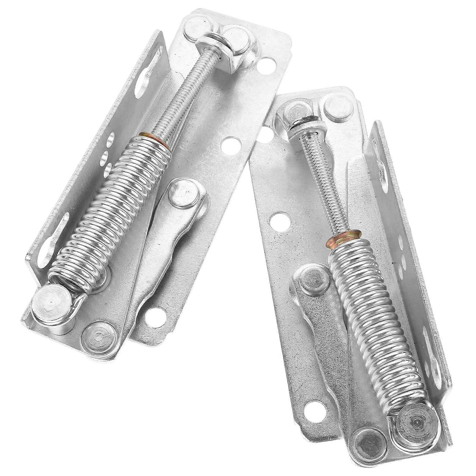 1 Pair Spring Hinge 85 Degree Hinges Foldable Lifting Bracket Bench Seat Hinges