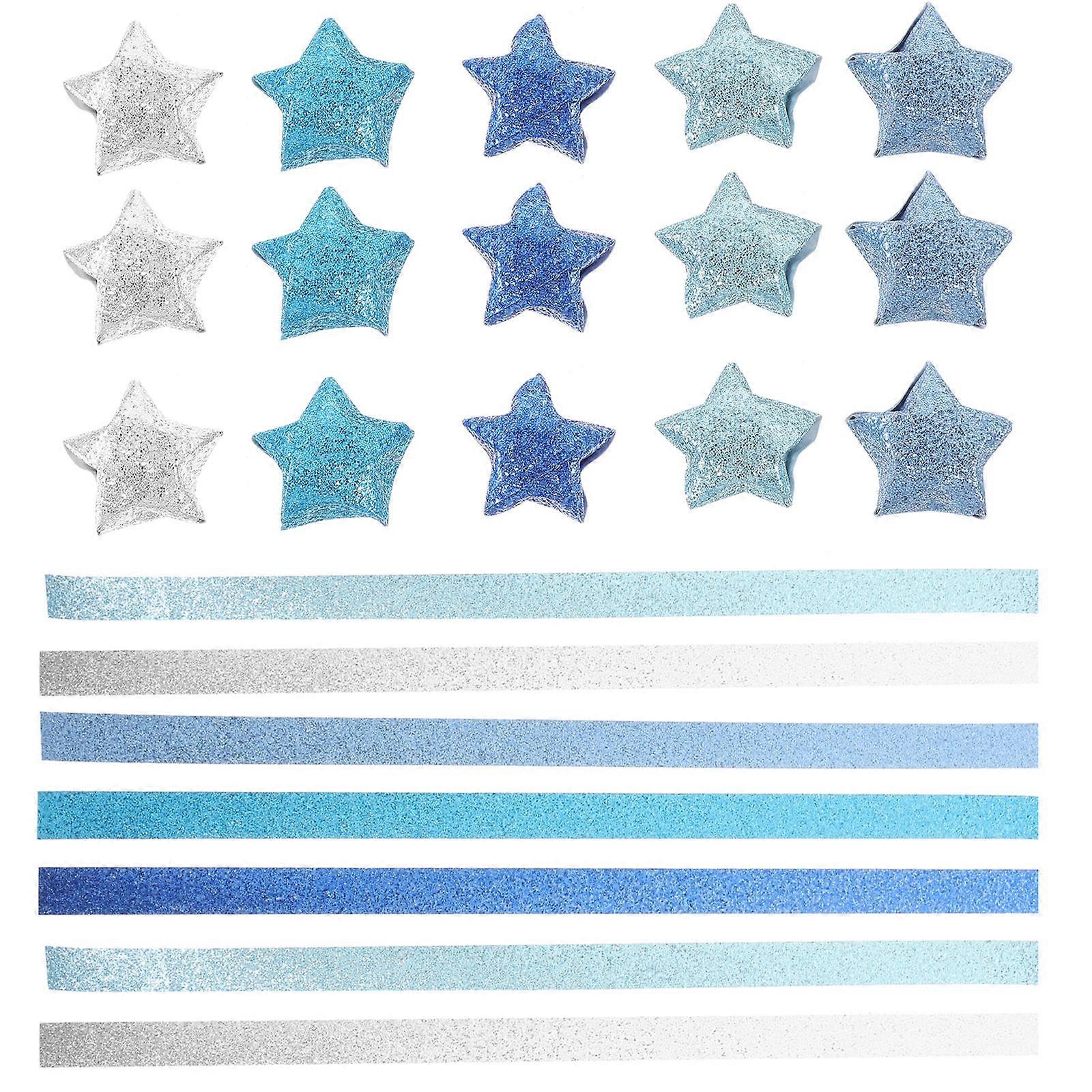 Fold Star Paper For Craft Projects Material 9.4X0.4X0.0in 200Pcs