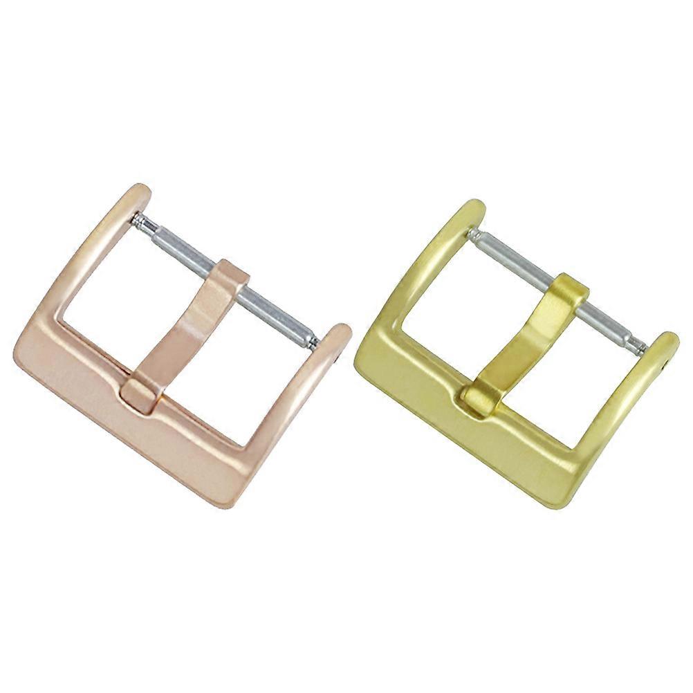 Metal Watch Band Clasps Watch Straps Clasp Daily Use 1.9x1.9x0.4cm Practical 2Pcs