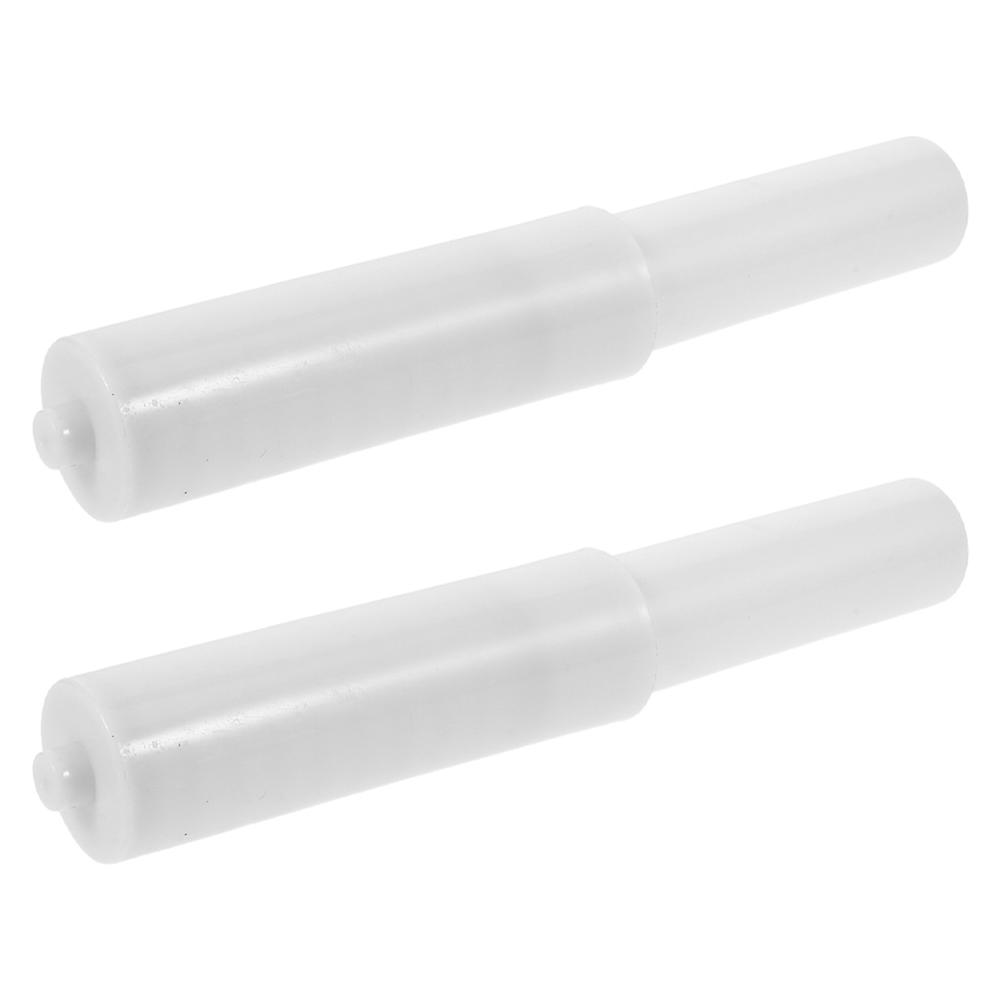 Replacement Toilet Paper Roller Spring Loaded Retractable Easy Installation Plastic Tissue Roll Holder Bathroom 2Pcs