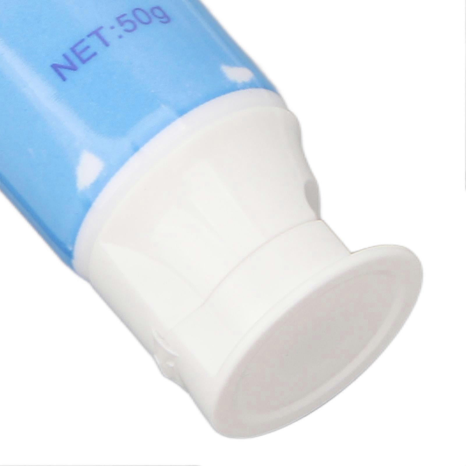 Set of 2 clean tongue brushes to eliminate bad breath and deep clean the tongue with gel