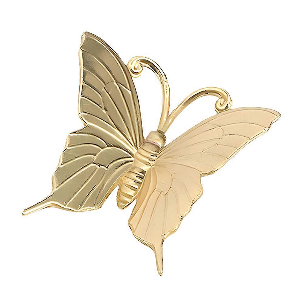 Drawer Pulls Brass Knobs Butterfly Shape Decor 7.00X6.50X4.00CM 1Pack