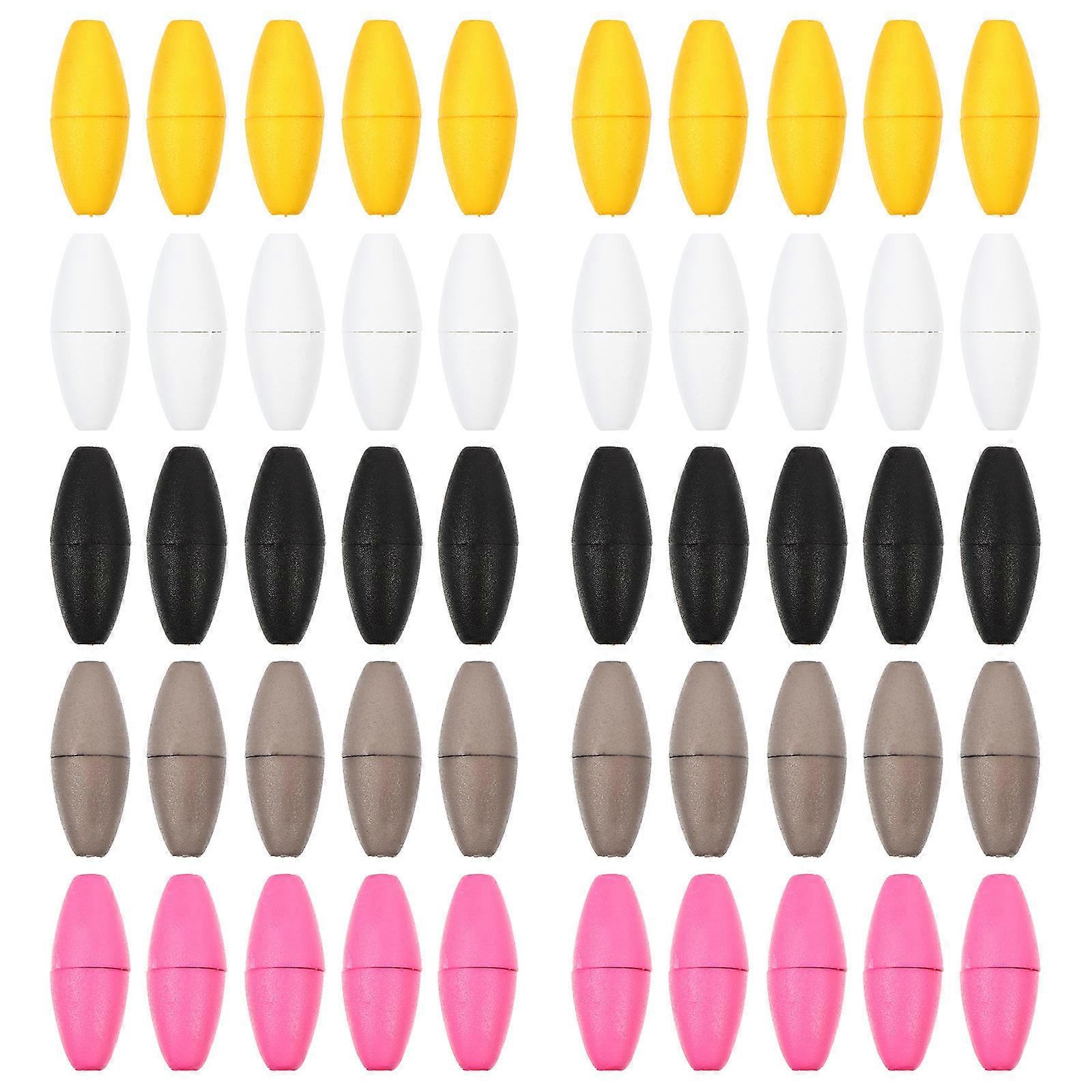 Breakaway Clasps Plastic Barrel Connectors Daily Life DIY Projects Lock Design 1x2.4cm Assorted Color 50Set