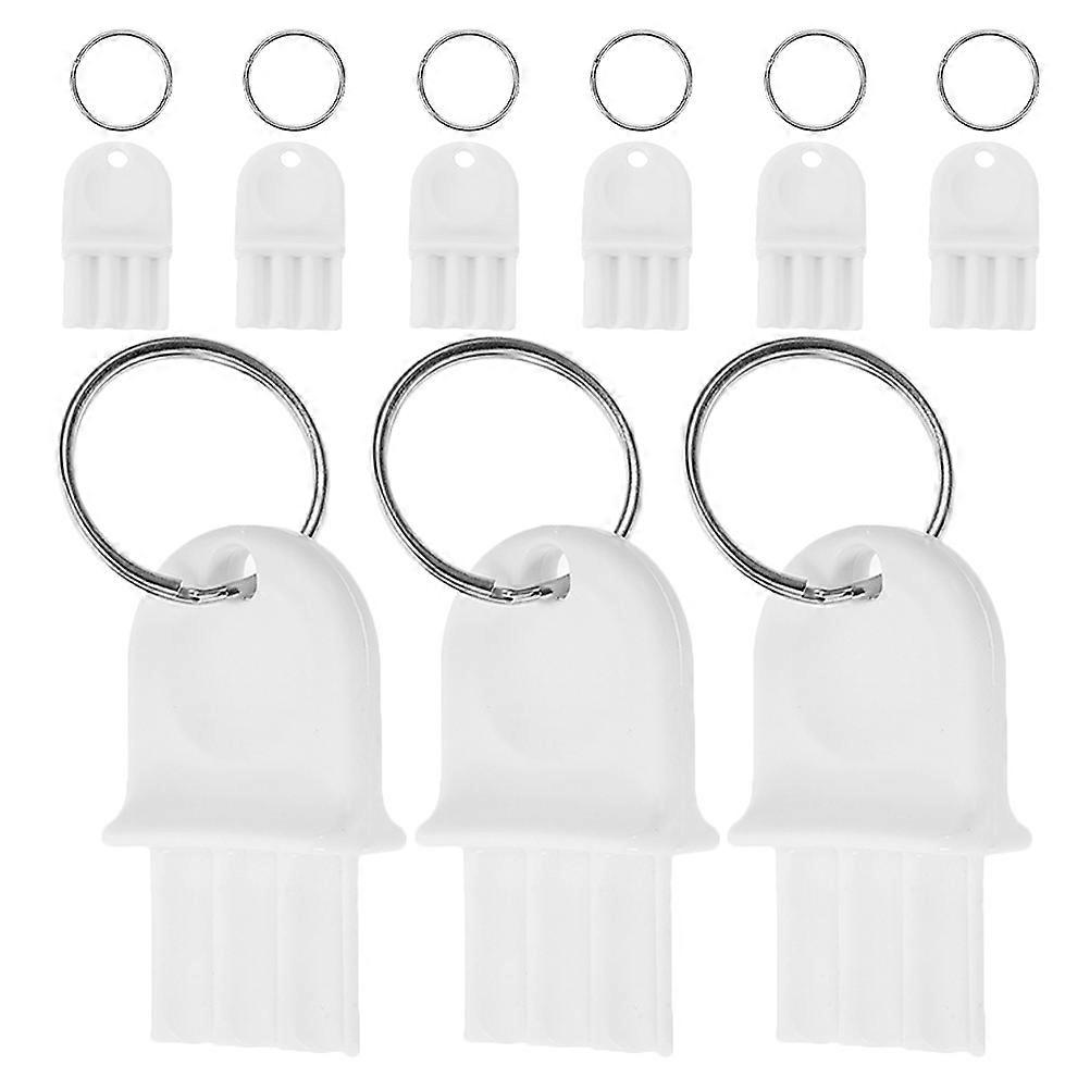 Toilet Paper Roll Key Universal Compatibility Bathroom Use Maintenance Teams 5.00X2.50X1.50CM 10Pcs