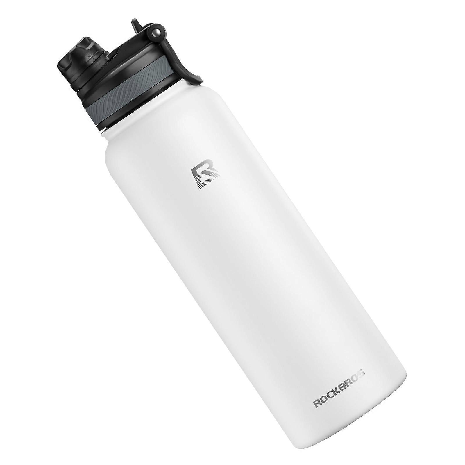 Stainless Steel Water Bottle 550 ml 650 ml 1000 ml 1200 ml Insulated BPA-Free Leak-Proof Thermos Flask White 7.5*24 cm