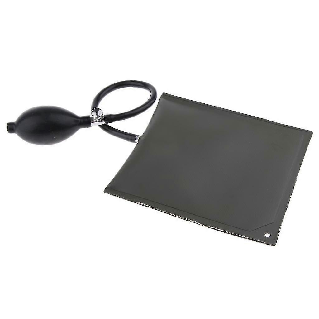 Air Pump Wedge Inflatable Leveling Alignment Shim Bag Tool 15x15cm Green