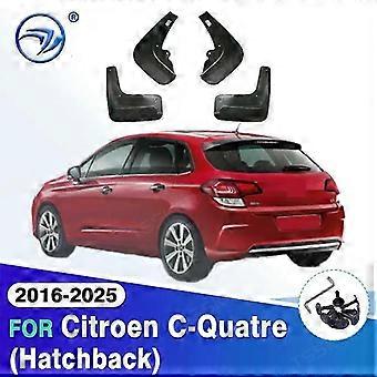 Citroen C4 C-Quatre spatlappen spatschermen 2016-2025 Compatibel met hatchback-modellen