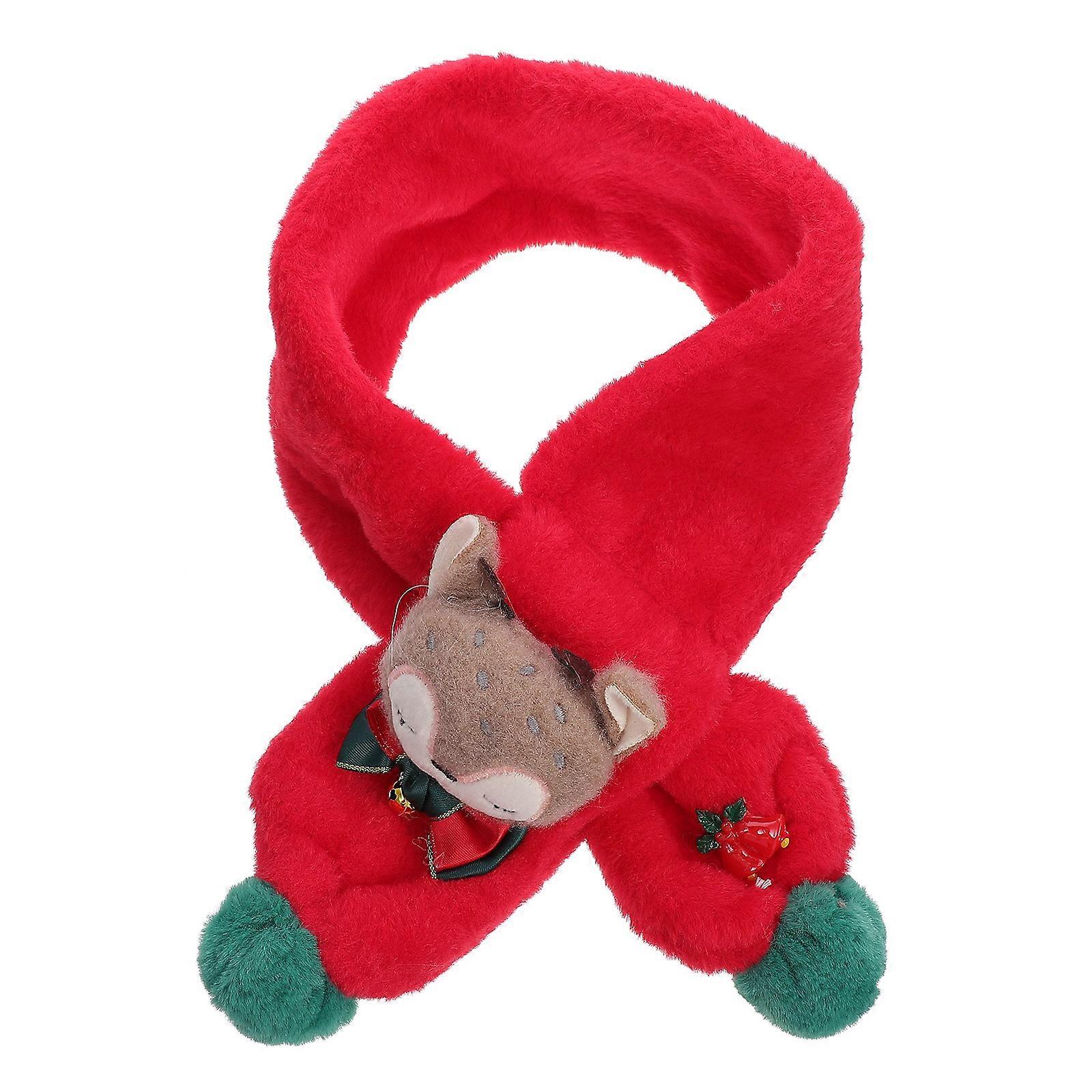 Scarf Kids Boy Children Clothing Accessory Mountain Climbing Riding Red 75x10cm 1Pc