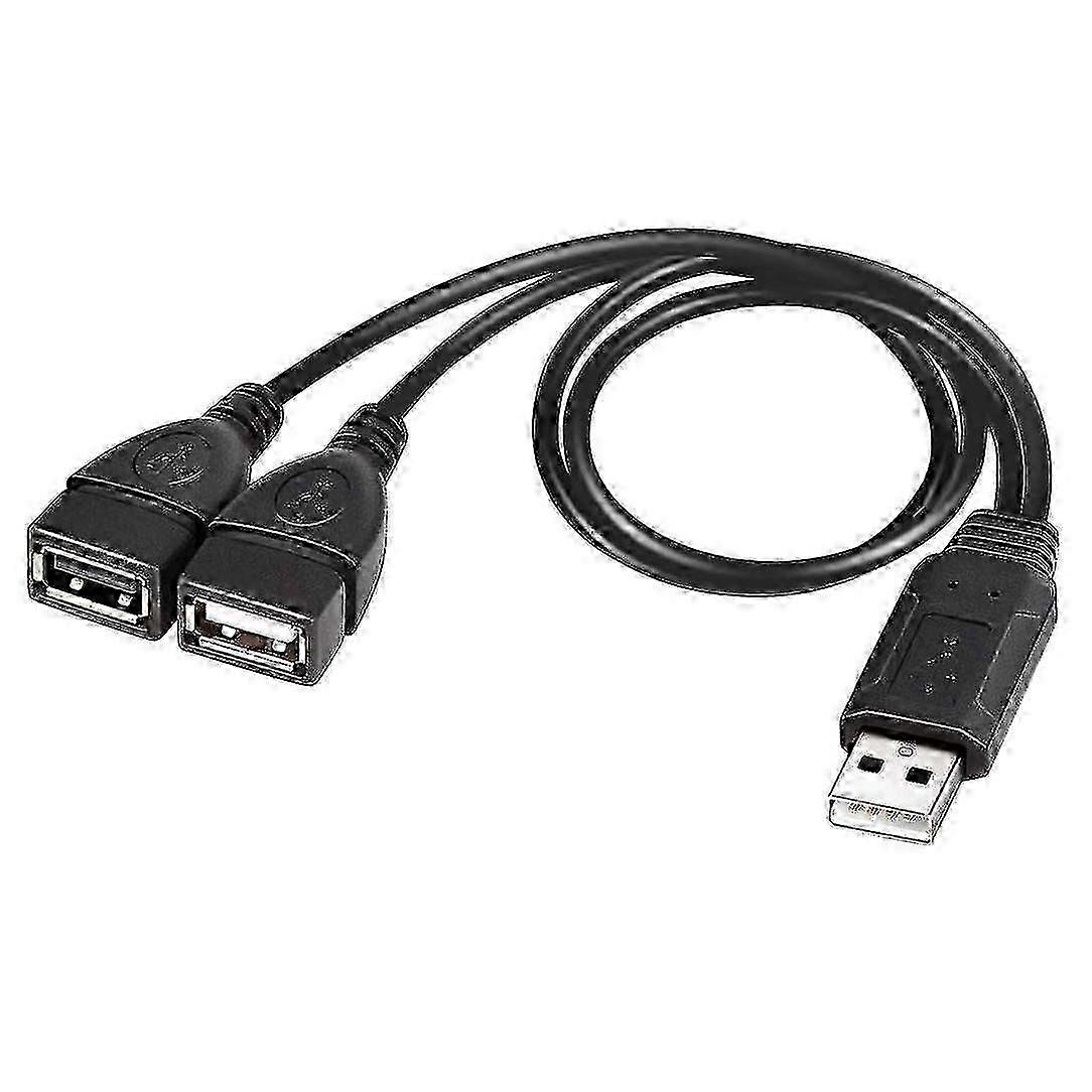 2025 Latest Model Usb Splitter Cable, Usb 2.0 A To Dual Usb Fe Y Splitter Charr