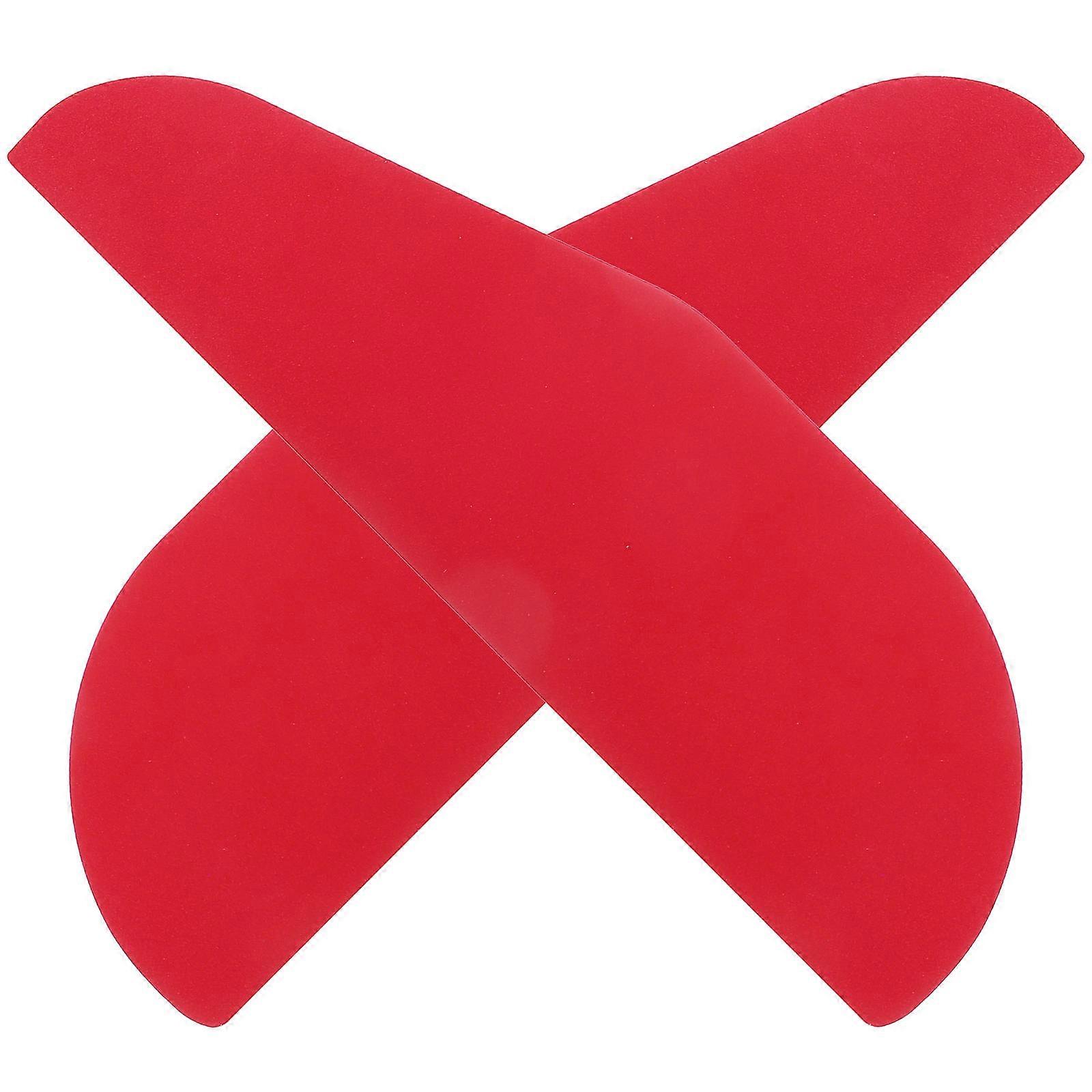 Car Side Mirror Rain Cover Rearview Mirror Rain Eyebrow Red Soft Pvc 1Pair
