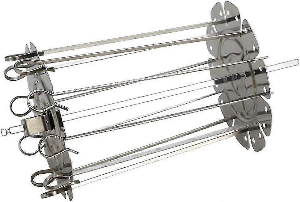 Air Fryer Grill Accessory 10 Pcs Skewer Stainless Steel Skewer Needle Barbecue Rack BBQ Kebab Forks Outdoor Picnic Barbecue Tools for Camping