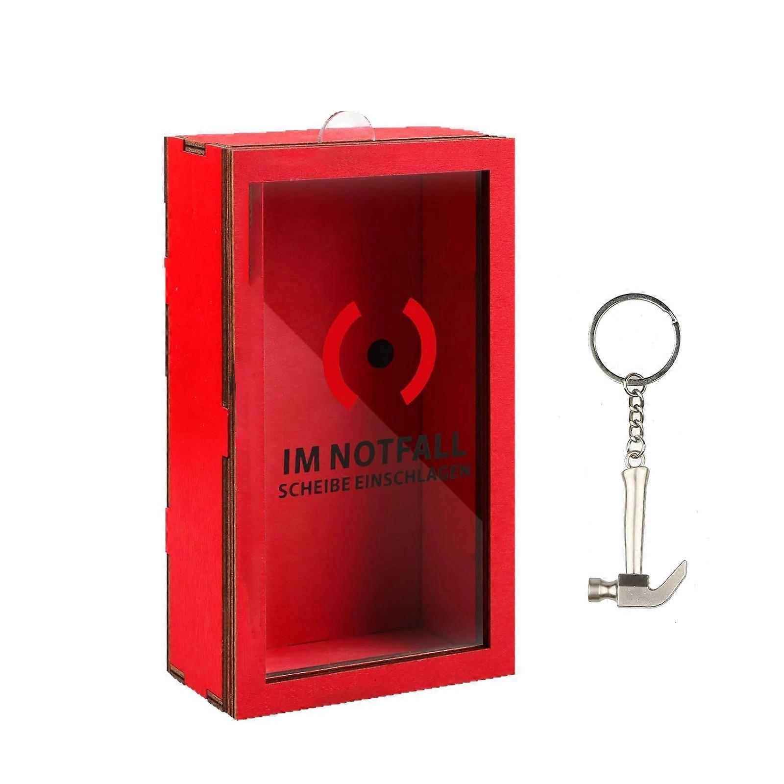 Creative Gift Box Personalizing Money Container Emergency Box with Hammer For Special Event Home Desktop Decoration