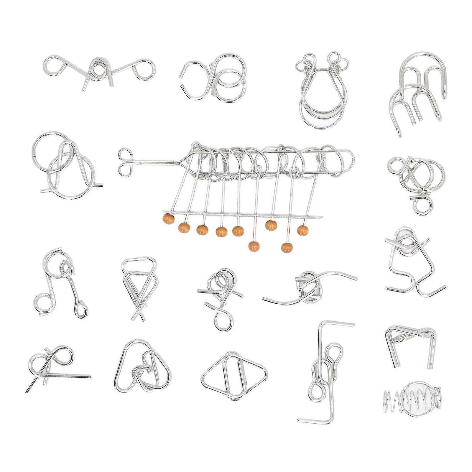 Brain-Teasing Metal Wire Puzzles for All Ages - Boost Logic Skills