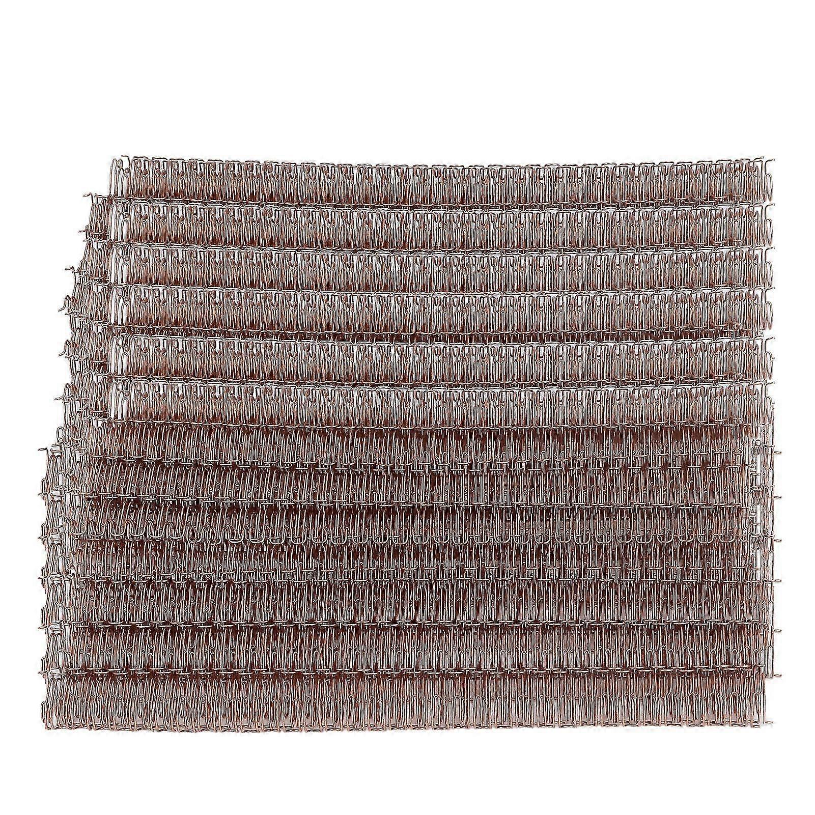 100Pcs Double Loop Wire Binding Spine 100 Sheet Capacity 3:1 Pitch 34 Loop 12.7mm Diameter Set Kit for A4 Paper