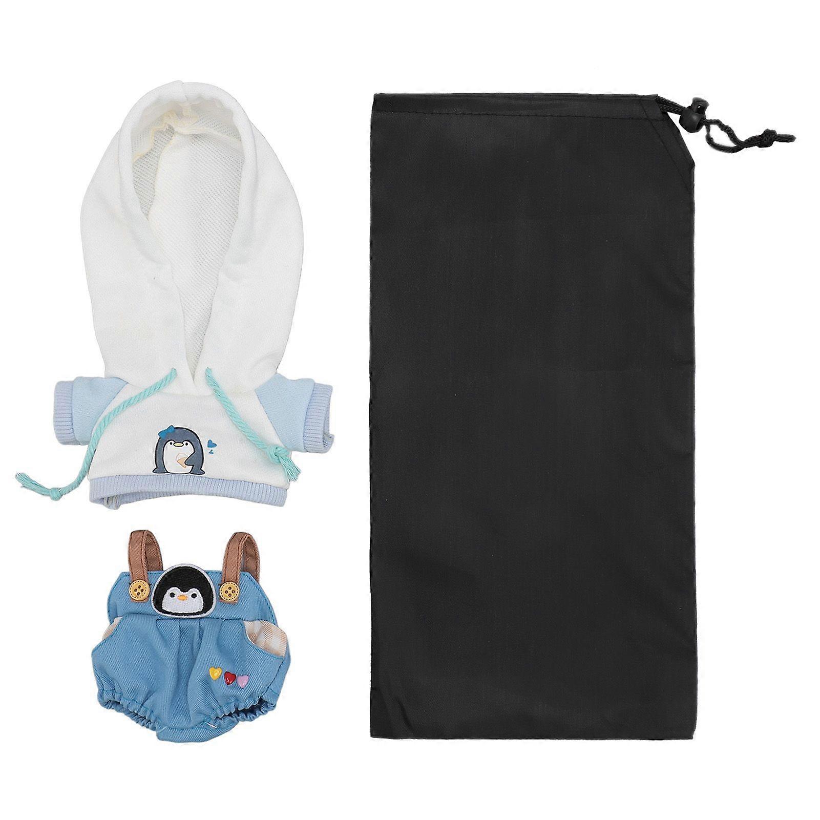 2025 أحدث طراز 7.8in بدلة دمية اللباس هوديي دمية أفخم محشوة