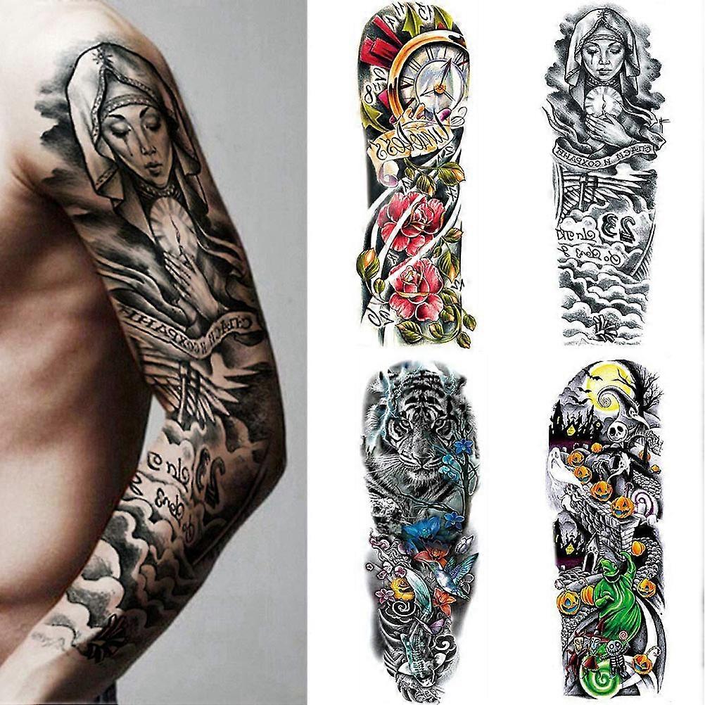 Full Arm & Body Temporary Tattoo Stickers for Party