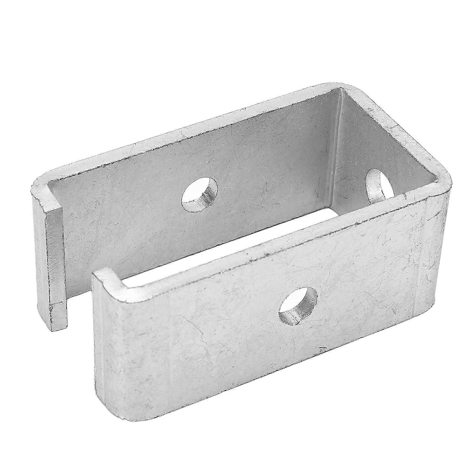 Silver Channel Trolley Track Hanger Bracket Heavy Duty Track Intermediate Hanger Bracket Support 