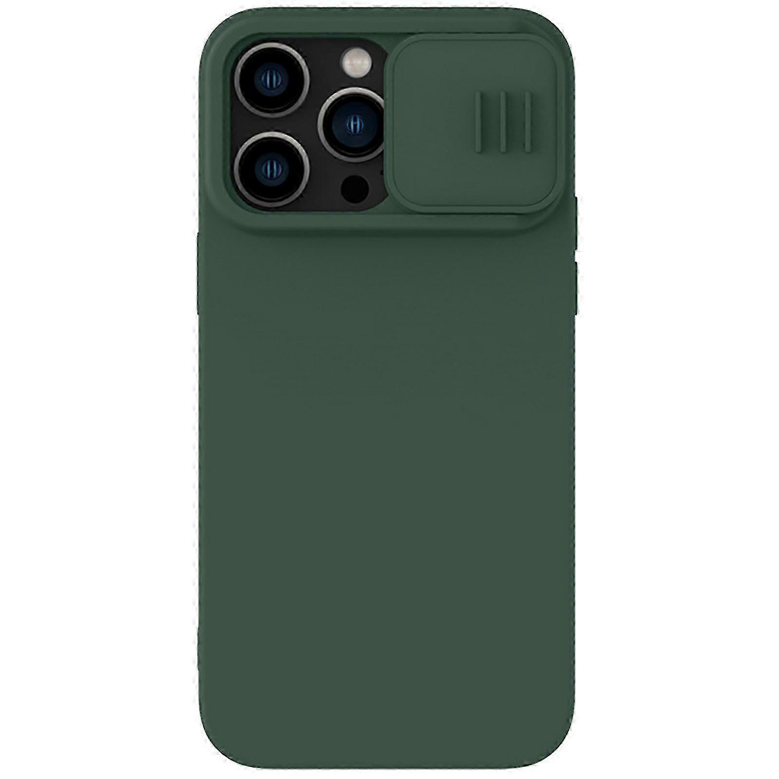 for iPhone 15 Pro Max/ 15 Ultra Case with Camera Cover, Slim Fit Thin Protective Shockproof Cover with Slide Camera Cover