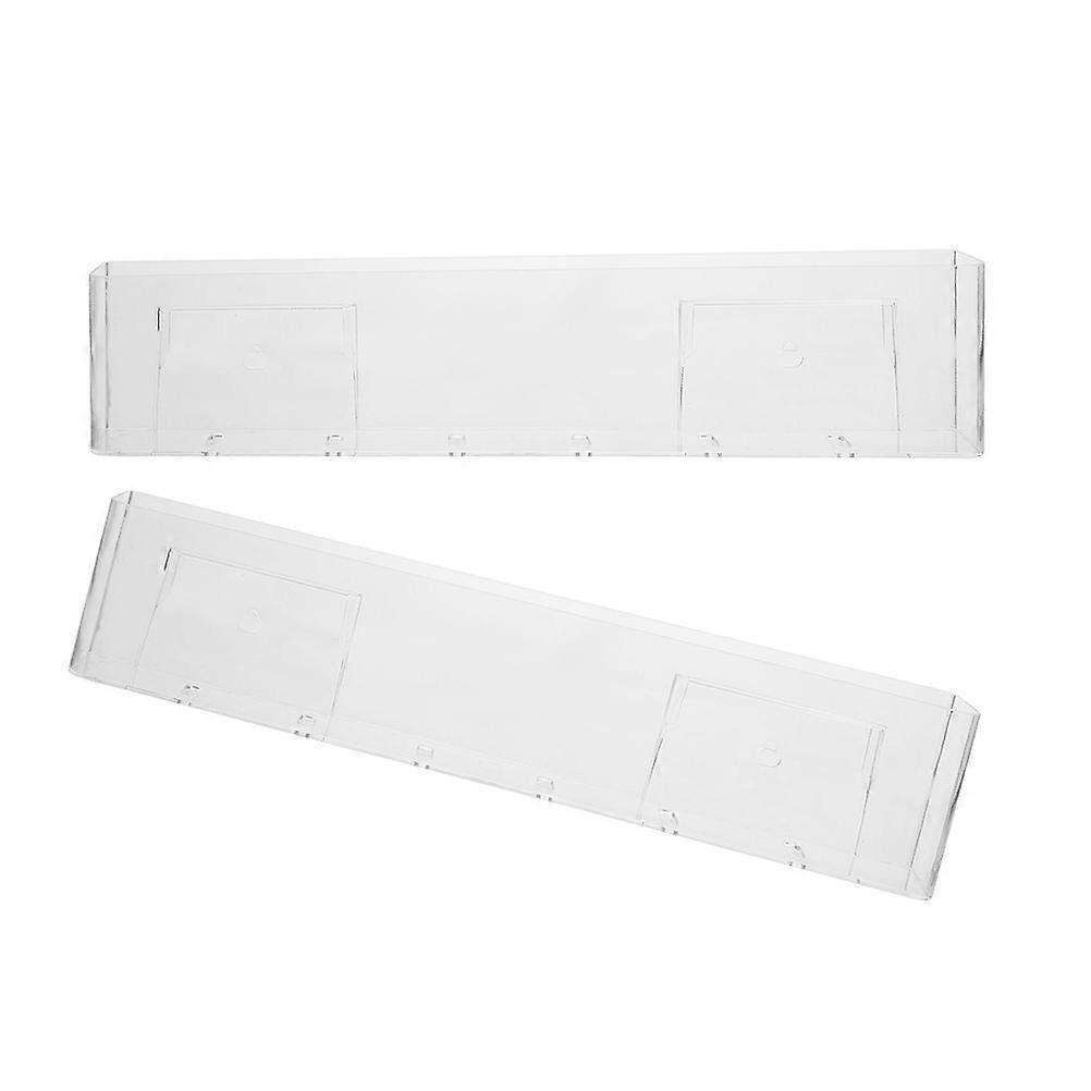 CD Storage Mount Vinyl Record Shelf Library Bedroom Bookstore 45.00X9.00X4.70CM Acrylic 2Set