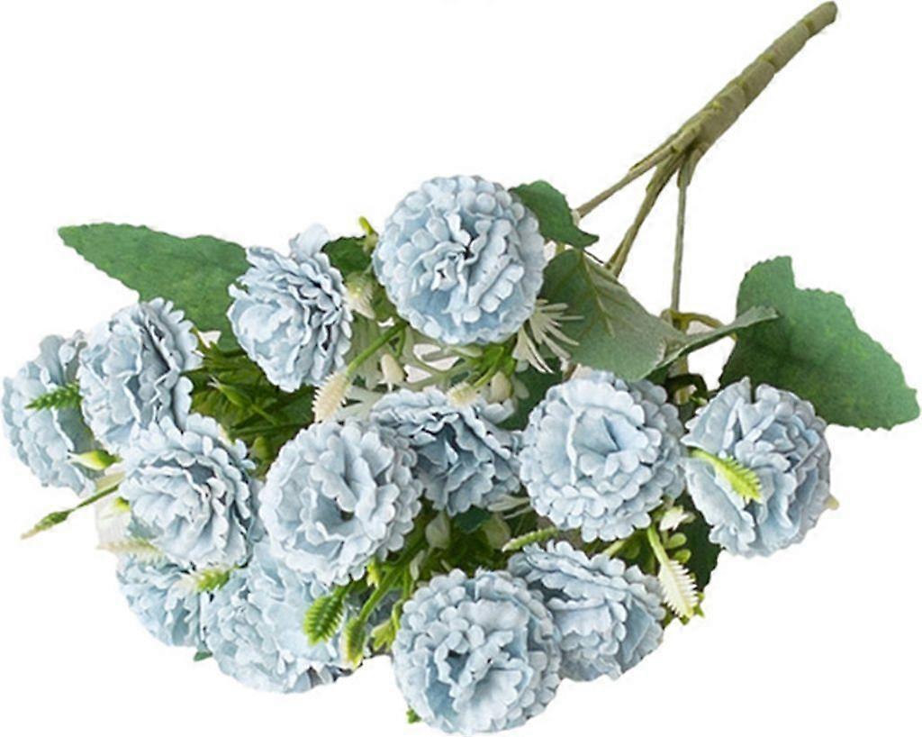 Artificial flowers, beautiful and exquisite, eye-catching, non-fading home artificial silk flowers - blue