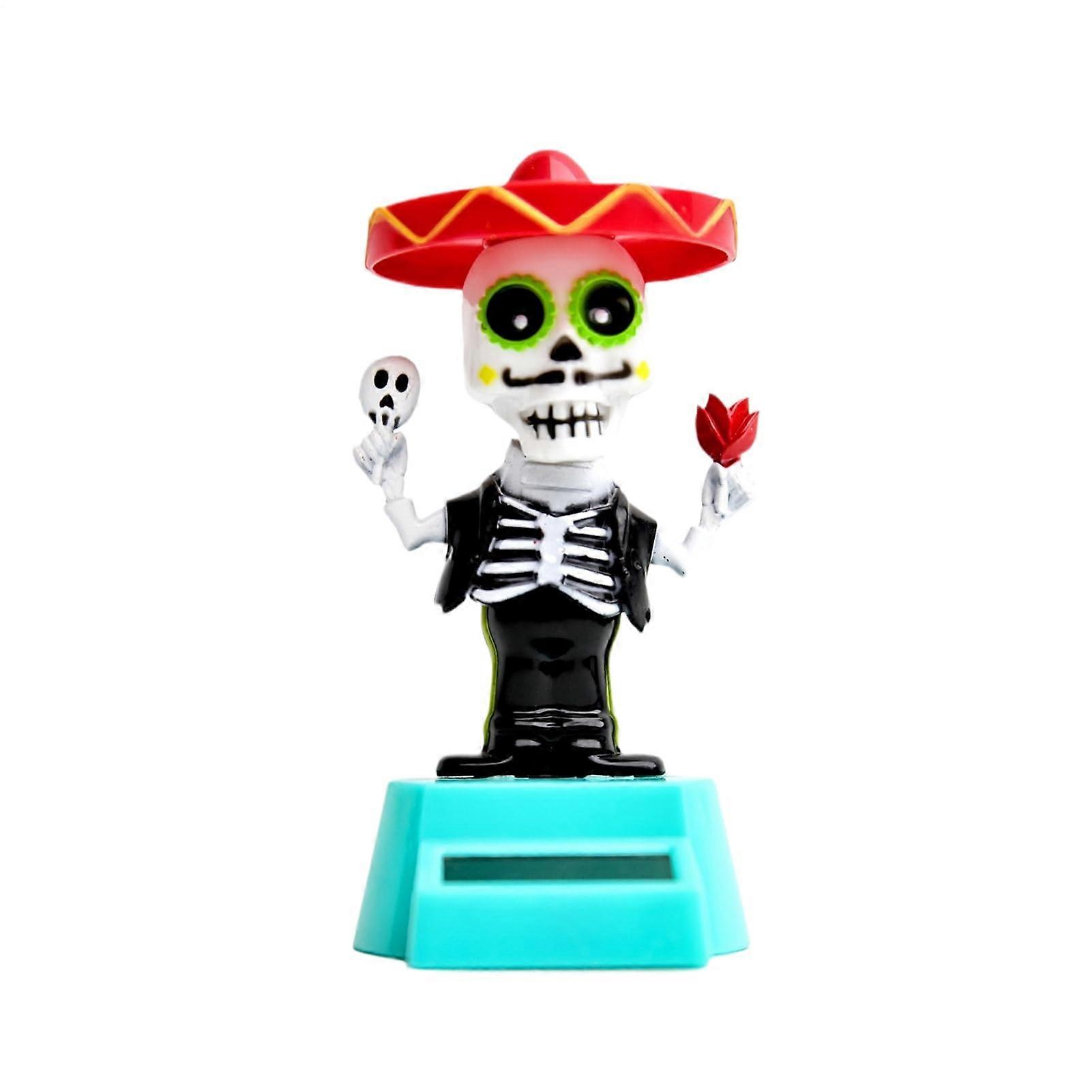Solartoys for Windows Car Decoration Swinging Toy, Skeleton Window Decoration for Car, Home, Office Decor