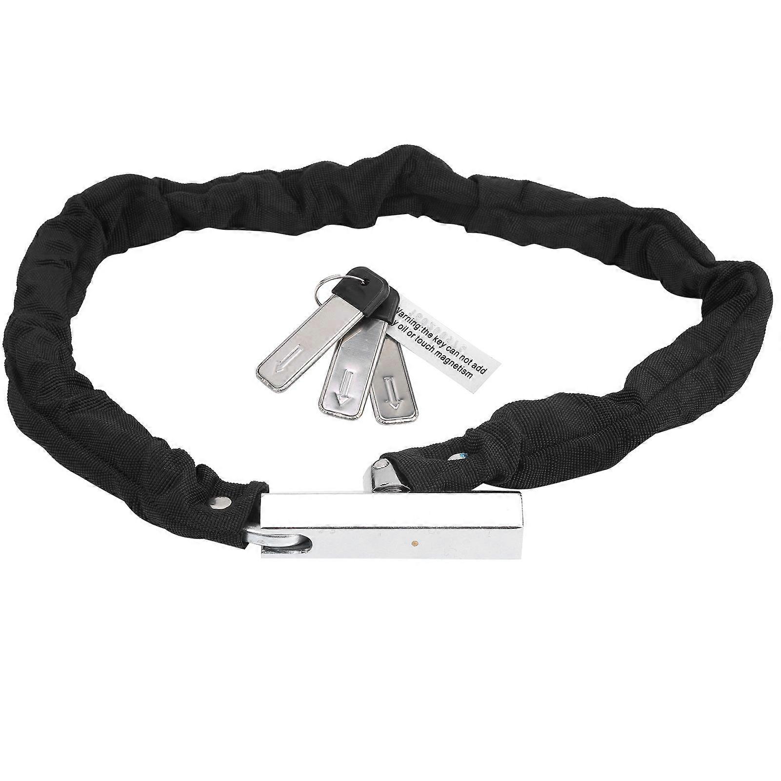 WHEELUP Bicycle Chain Lock Antitheft Magnetic Bike Security Lock Cycling Accessory1.0m Free SizeYMQX)