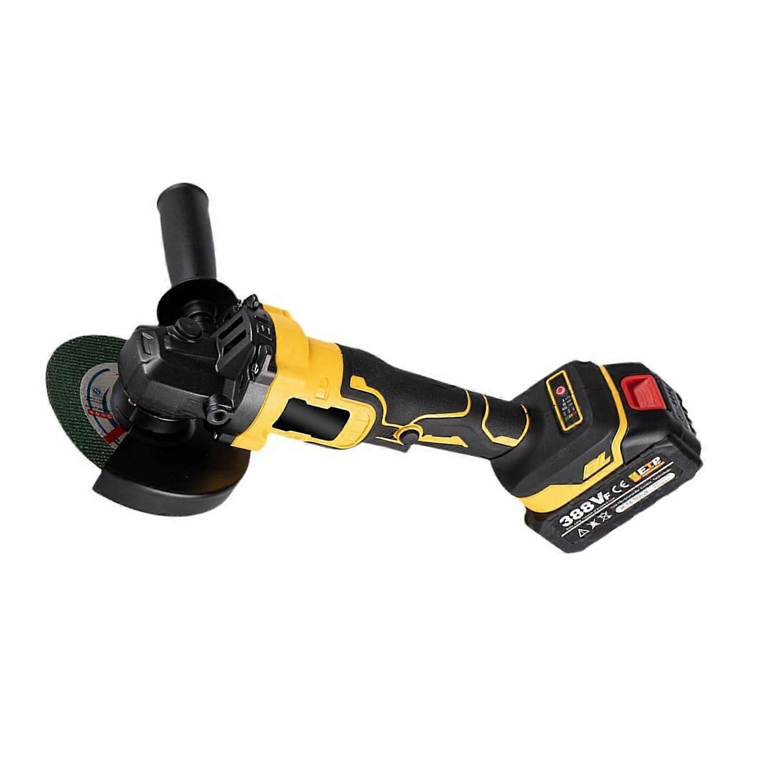 Portable Cordless Angled Grinder Brushless Motor 10000 RPM Rechargeable Tool for Multifunctional Grinding Cutting Machine
